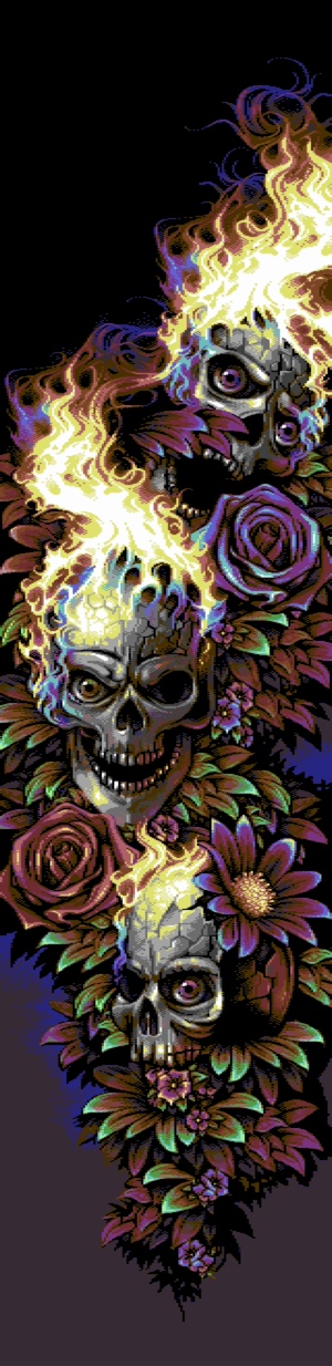 Comaland 100% (Flowerskulls – alt. version) by Mirage